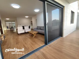  6 شقة مع حديققققة فخمه جديده مفروشة للإيجار في عين منجد