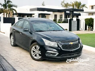  2 AED 410 PM  CRUZE LT 1.8 V4 FWD  FULL OPTIONS  WELL MAINTAINED  GCC SPECS