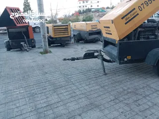  2 كمبريسات للايجار حفر جور امتصاصيه
