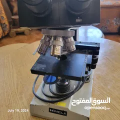  1 microscope  meiji 100×    للبيع