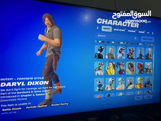  3 حساب فورت نايت سيزن 4 كامل + اكس كريتوس+ حزم وسكنات عرق