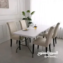  9 طاوله سفره كبيره قابله للطي عشكل شنته،متعددة الاستعمال ،عزايم رحلات مكاتب مزارع