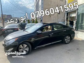  5 هونداي سوناتا هايبرد بانوراما موديل 2015 للبيع بدفعه أولى 2300 قسط شهري 145