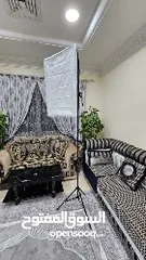  3 اضاءة soft box جديدة ممتازة طول 200 سم