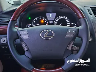  14 لكزس LS460L وارد كوري موديل 2012 صبغ الوكالة