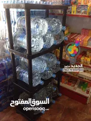  18 رفوف بلاستيك لتجهيز المحلات الكبيرة والصغيرة