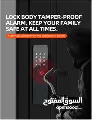  13 قفل باب الكتروني ذكي مع بصمة دخول Intelligent Lock WiFi Biometric Fingerprint Smart Door