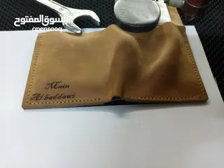  10 محافظ وحزامات واقشطه جلد طبيعي؛في اللويبده والمناره،مصنوعه يدويا من افخر انواع الجلد الطبيعي