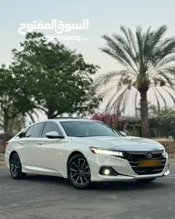  5 هوندا اكورد 1.5 تيربو لؤلؤي داخل بيج شبه جديدة