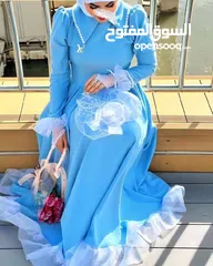  1 فستان نسائي نازك فساتين العيد يمنا غير