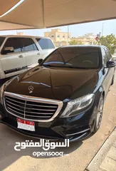  2 مرسيدس بنز S500 خليجي اسود من داخل هيليس