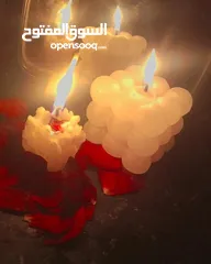  1 Scented candles. شموع معطره الراحه النفسيه