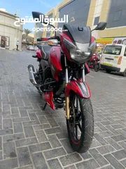  3 Appache 180cc red color TVS racing 2022 model.