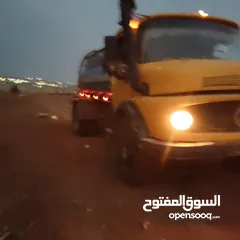  6 1113 تنك افطس للبيع  جره طول سته متر وبرميل موديل 1982 ترخيص طويل