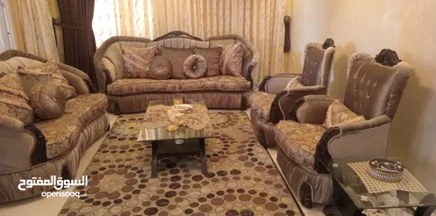  2 طقم كنب نخب اول خشب زان اصلي