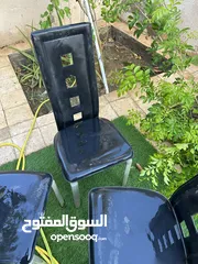  2 كراسي طاولة