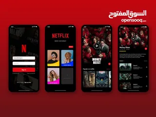  1 عرررض نيتفليكس بريميوم باقة 4K، الباقة الشهرية لغة عربي انجليزي وتنزيل وضمان كامل المدة بريااال فقط