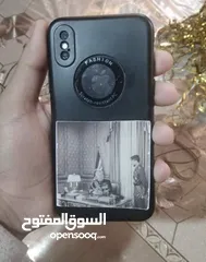  1 ايفون x اسود حالة جيدة