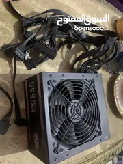  7 كرت شاشة NVIDIA MSI VENTUS X2 RTX 2060 + PSU COOLER MASTER 550W +80 BRONZE