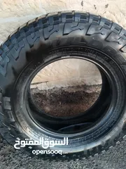  6 جنط 17 مع كوشوك وسبيرات أمريكي خشن
