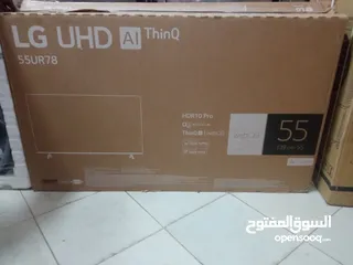  1 شاشة 55 بورصه LG ال جي سمارت فوركي 4K