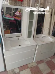  6 مغاسل مع مراية