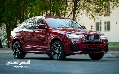  3 BMW X4 35i  EXCELLENT CONDITION RED 2015