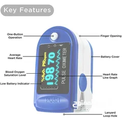  5 Pulse Oximeter جهاز قياس معدل نبضات القلب و الاكسجين في الدم