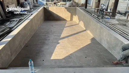  2 تجيهز برك سباحه من الصفر