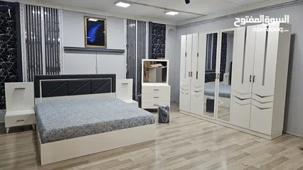  1 تخفيضات  غرف نوم تركي مميزه 7 قطع شامل التركيب والدوشق الطبي مجاني