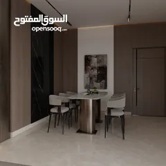  10 شقة فاخره طابق ارضي مساحة 132 متر+ ترس 100 م  / دير غبار ( اقساط من المالك مباشره )