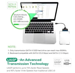  16 USB 3.0 to SATA Cable