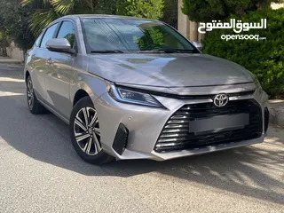  16 تويوتا يارس ياباني اصلي  لاتزال على كفالة الشركة موديل  2023 للبيع الشكل الجديد