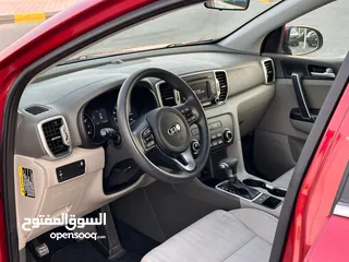  8 Kia Sportage 2017 Red with Borge Interior