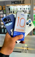  6 اخو الجديد Spark 10pro رام 16 جيجا 256 أغراضة والكرتونه الأصلية متوفر توصيل