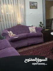  1 طقم كنب خشب سويد