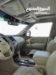  15 انفينيتي QX56 2013 وارد أمريكا نظافه وكاله