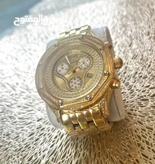  5 للبيع ساعة ذهب وألماس Pere et Fille جديدة لم تستخدم فل سيت  gold and diamond watch new