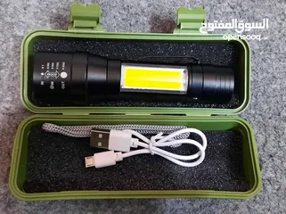  21 مصباح جيب محمول لوكس قابل للشحن USB ضوء قوي جدا ضد الماء بيل كشاف