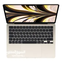  1 Macbook Air “13.6” M2 2022/ بسعر ممتاز
