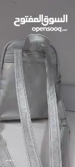  5 silver shiney bagpack for kids