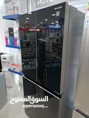  2 عرض نااار على ثلاجة شارب سوكريت اسود 4 ابواب توفير طاقه A++
