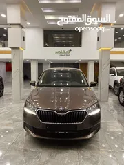  12 SKODA FABIA .. اوتوماتيك .. ترخيص 2019 .. باللون البني المميز