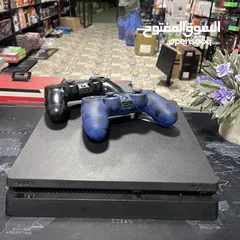  1 بلاستيشن فور سليم مهكر مع افخم 18 لعبة خرافية و ايدتين أصليات و كامل الكوابل بسعر 950 شيكل فقط