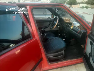  5 فيات اونو 92 للبيع لون احمر