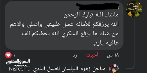  9 عسل طبيعي بلدي اصلي مضمون ومكفول 100٪؜ من مناحلنا