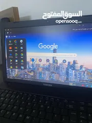  8 لابتوبToshibac850broمعالج(intel(rالرام6للاستخدام الجامعي وطلاب التوجيهي والألعاب حسب الطلب