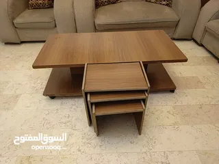  8 طقم كورنر 7 مقاعد مع طاولة و 3 طاولات سيرفس