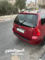  5 بيجو 307 2005  مطور2000 100% مكنيكيات الف الف دهان جديد مزجان حامي بارد منفوضة من النمرة ل النمرة
