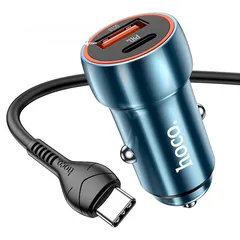  2 Hoco Car charger 20w with USB-A  شاحن سيارة 12-24 فولت نوع اصلي و مكفول  3 شهور من المحل ليما موبايل